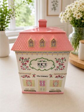 Lenox Spice Village Rice Canister - Rare 1992 - (see pictures)